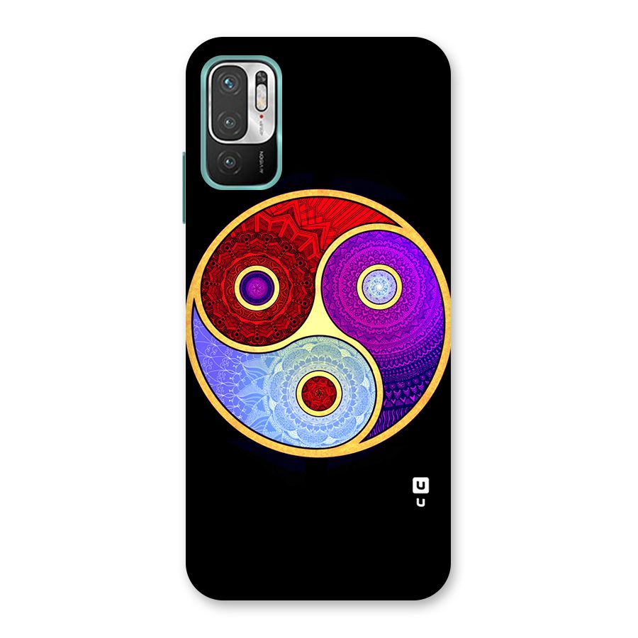 Yin Yang Mandala Design Back Case for Redmi Note 10T 5G