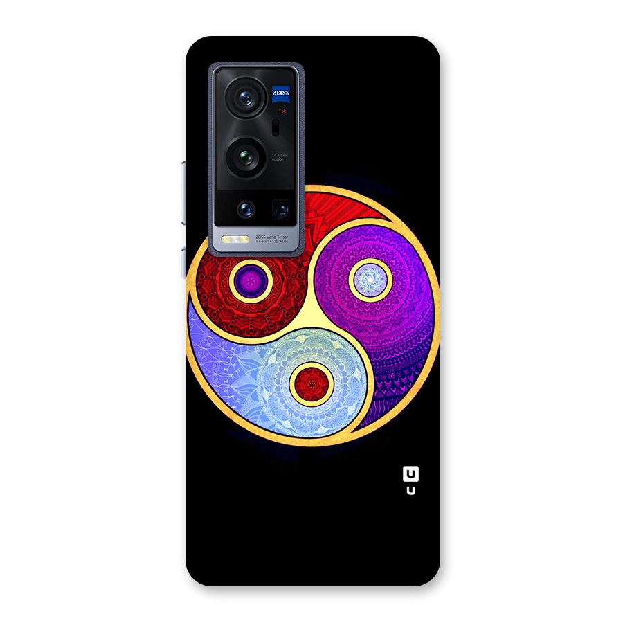 Yin Yang Mandala Design Back Case for Vivo X60 Pro Plus