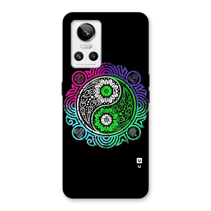 Yin and Yang Colorful Mandala Back Case for Realme GT Neo 3