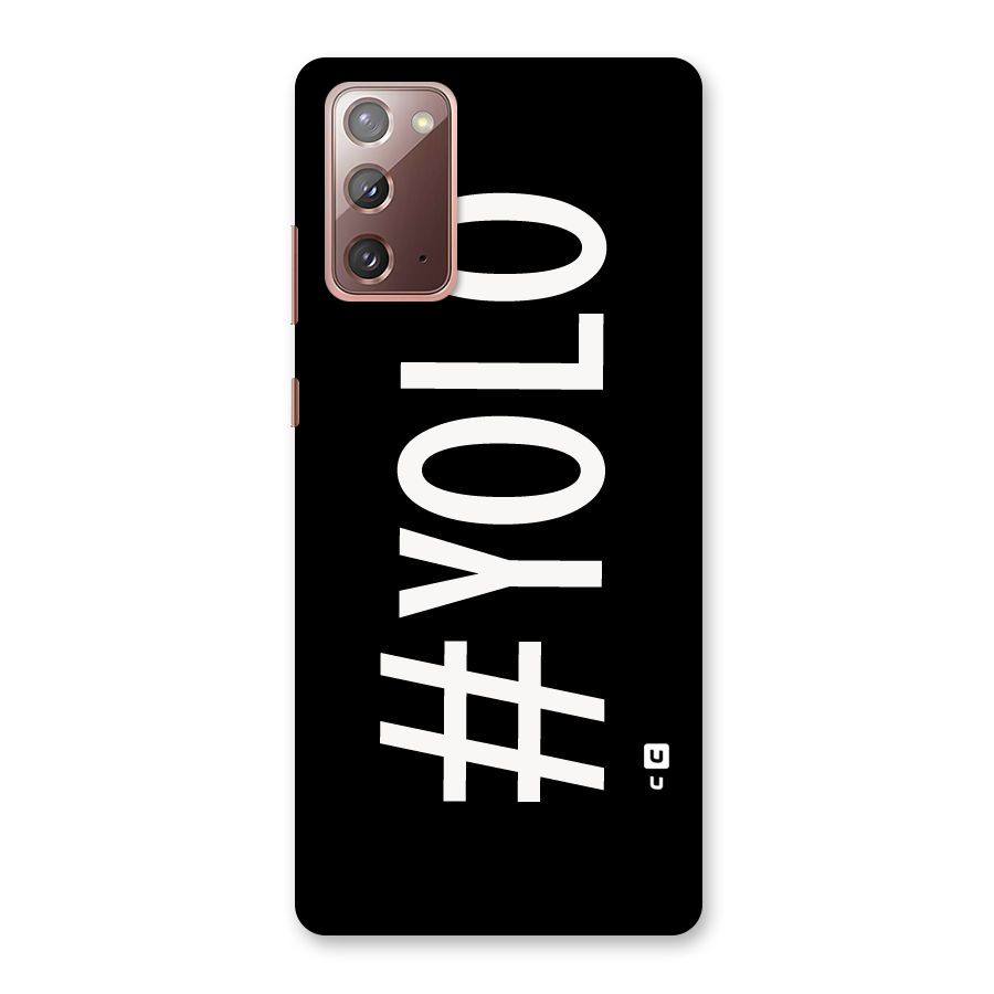 Yolo Back Case for Galaxy Note 20