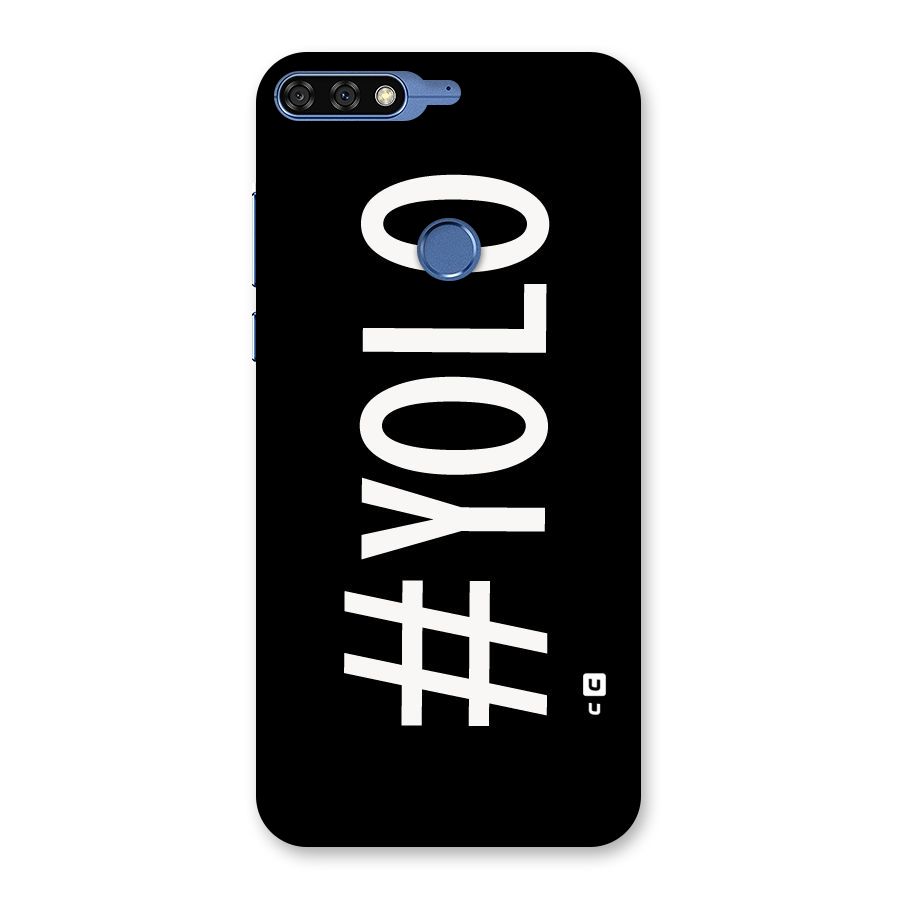 Yolo Back Case for Honor 7C