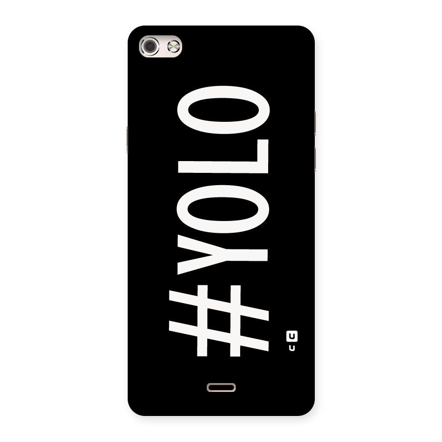 Yolo Back Case for Micromax Canvas Silver 5