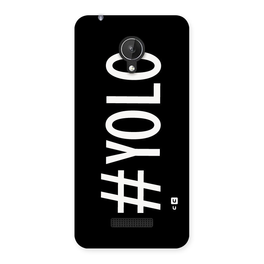 Yolo Back Case for Micromax Canvas Spark Q380