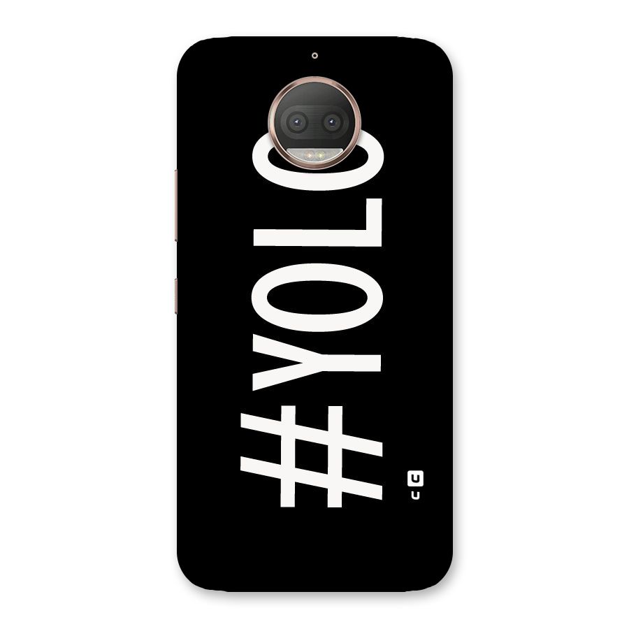 Yolo Back Case for Moto G5s Plus