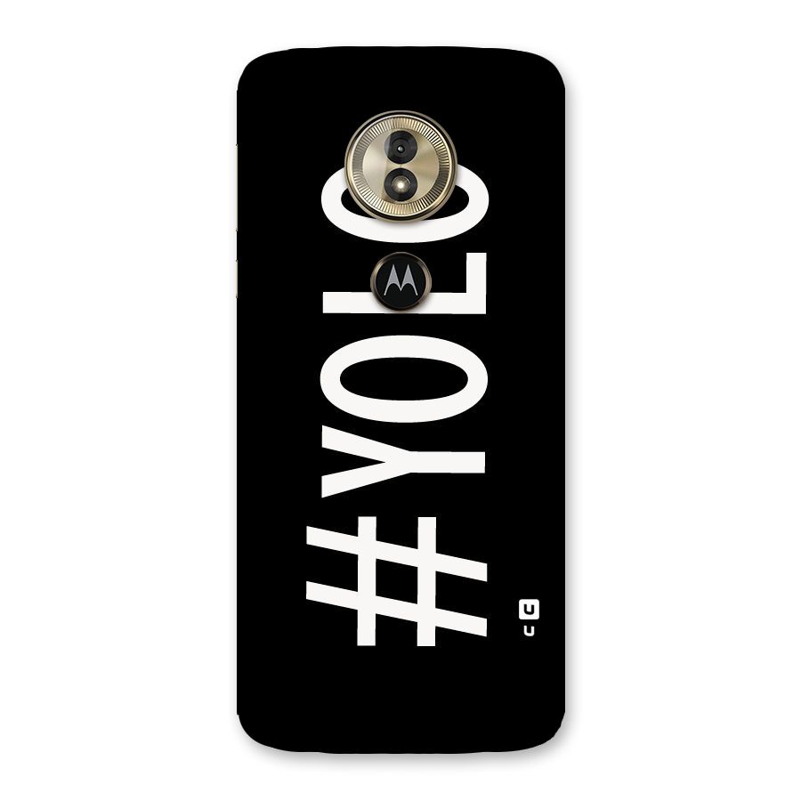 Yolo Back Case for Moto G6 Play