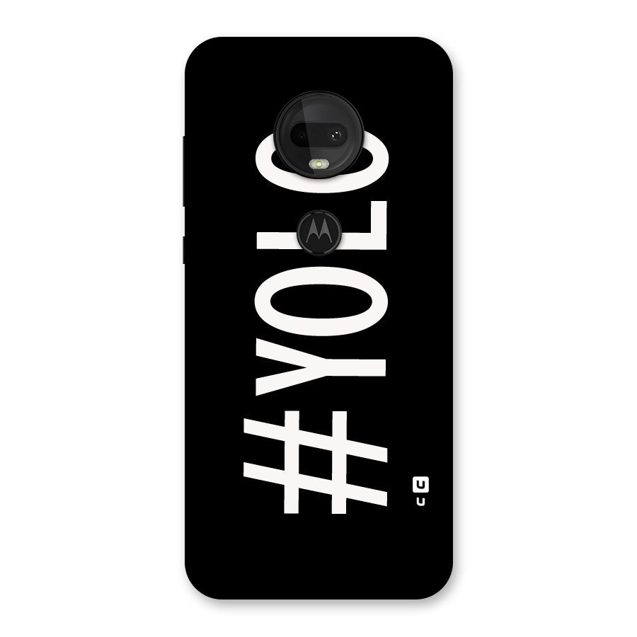 Yolo Back Case for Moto G7