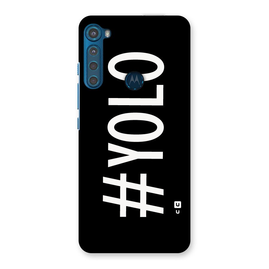 Yolo Back Case for Motorola One Fusion Plus
