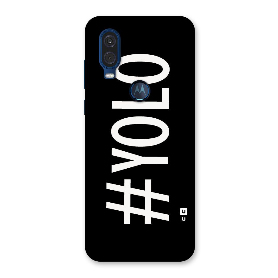 Yolo Back Case for Motorola One Vision