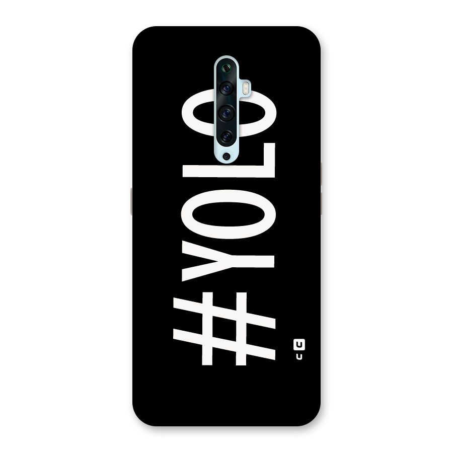 Yolo Back Case for Oppo Reno2 F