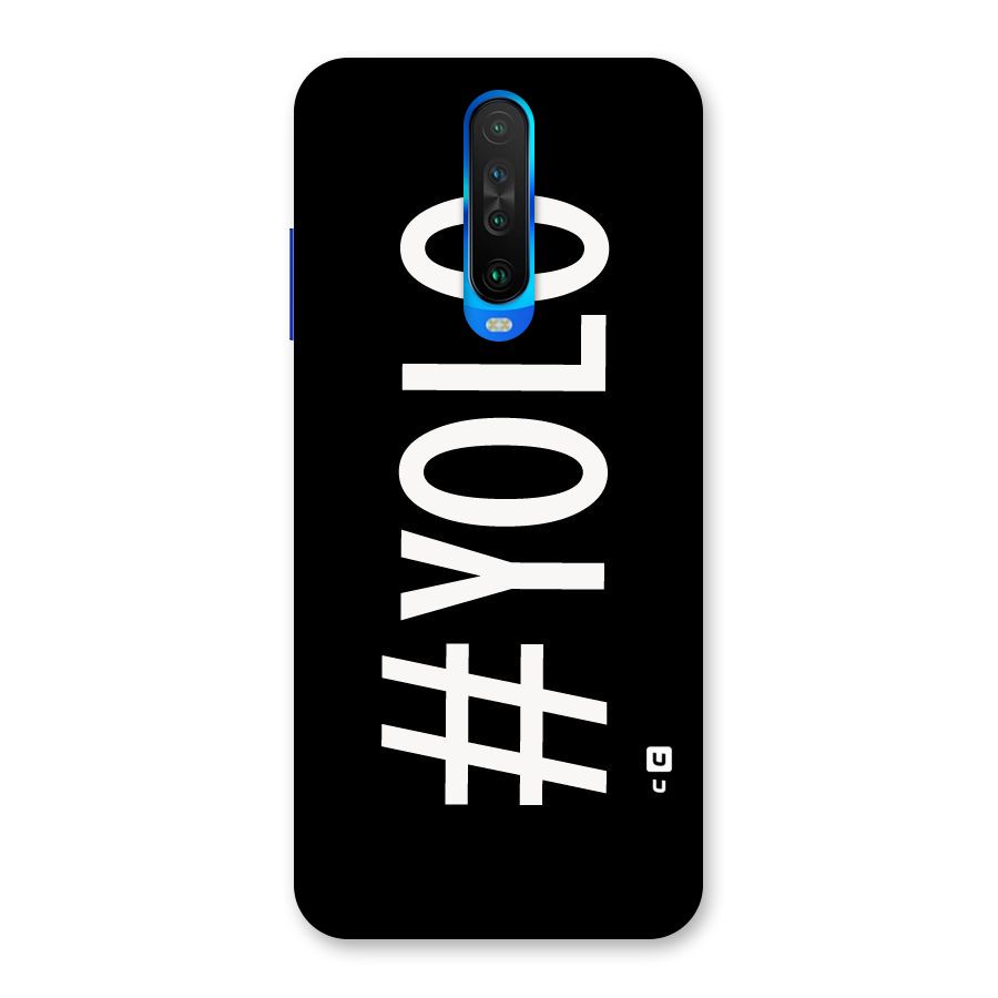 Yolo Back Case for Poco X2