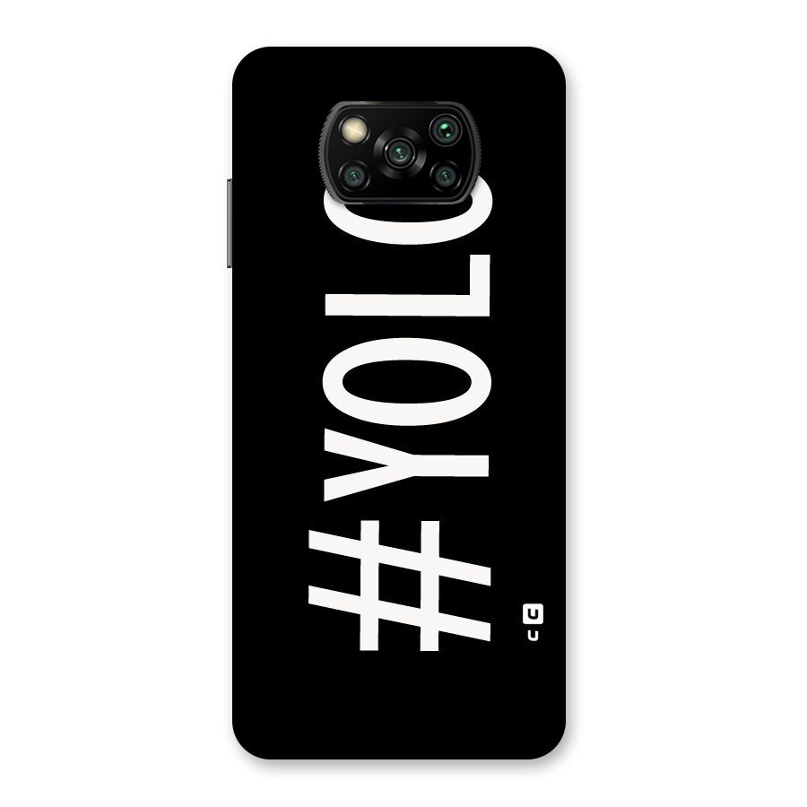 Yolo Back Case for Poco X3
