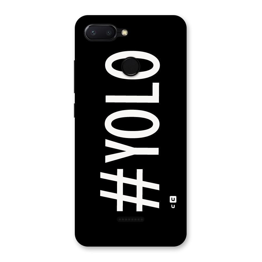 Yolo Back Case for Redmi 6