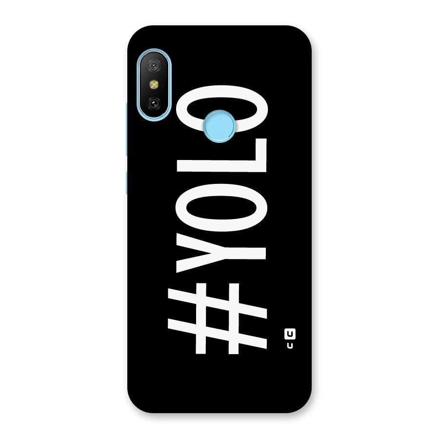Yolo Back Case for Redmi 6 Pro