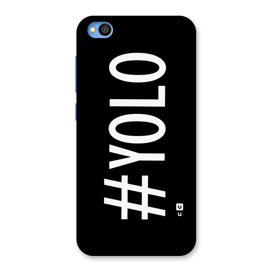 Yolo Back Case for Redmi Go