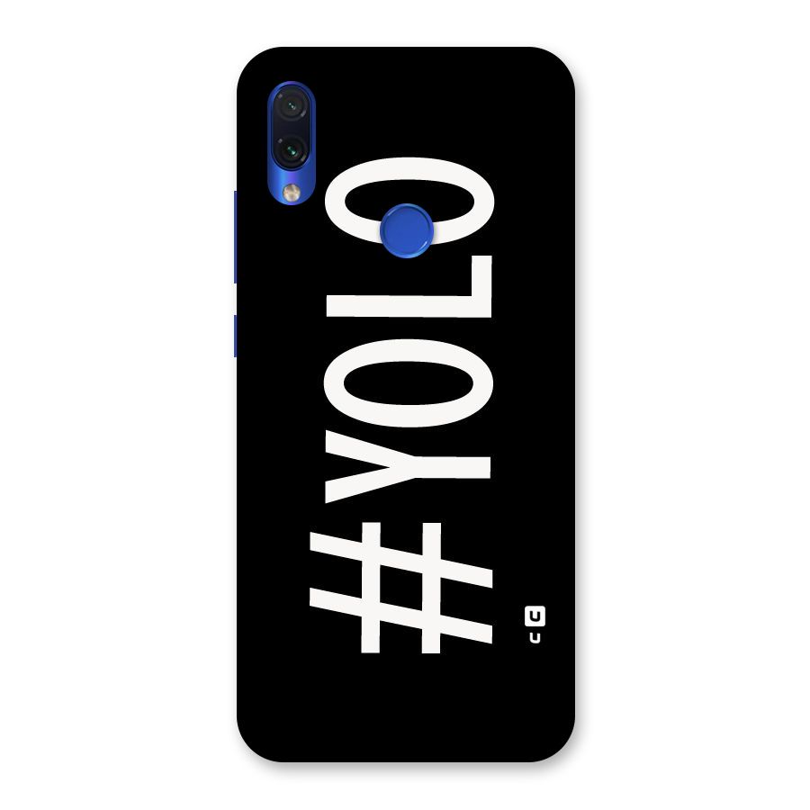 Yolo Back Case for Redmi Note 7