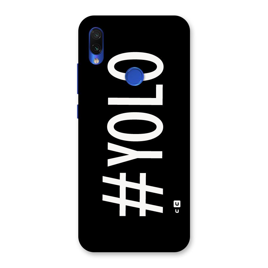 Yolo Back Case for Redmi Note 7S
