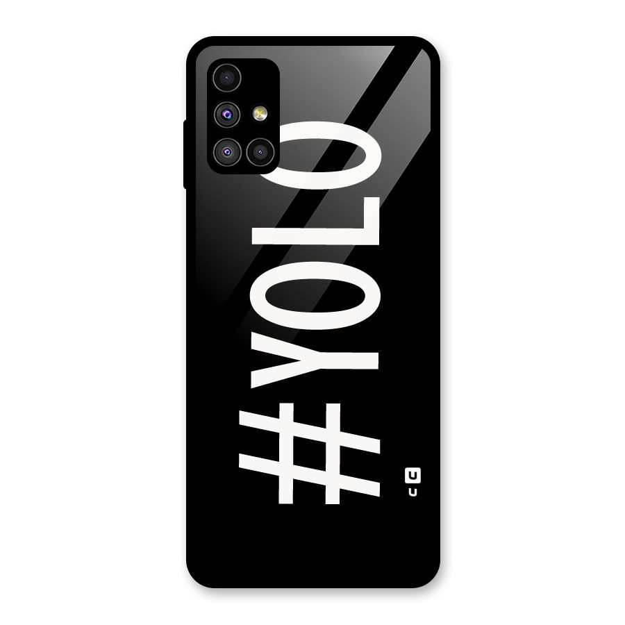Yolo Glass Back Case for Galaxy M51
