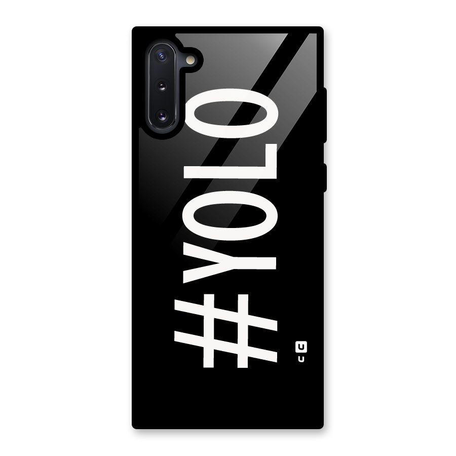Yolo Glass Back Case for Galaxy Note 10