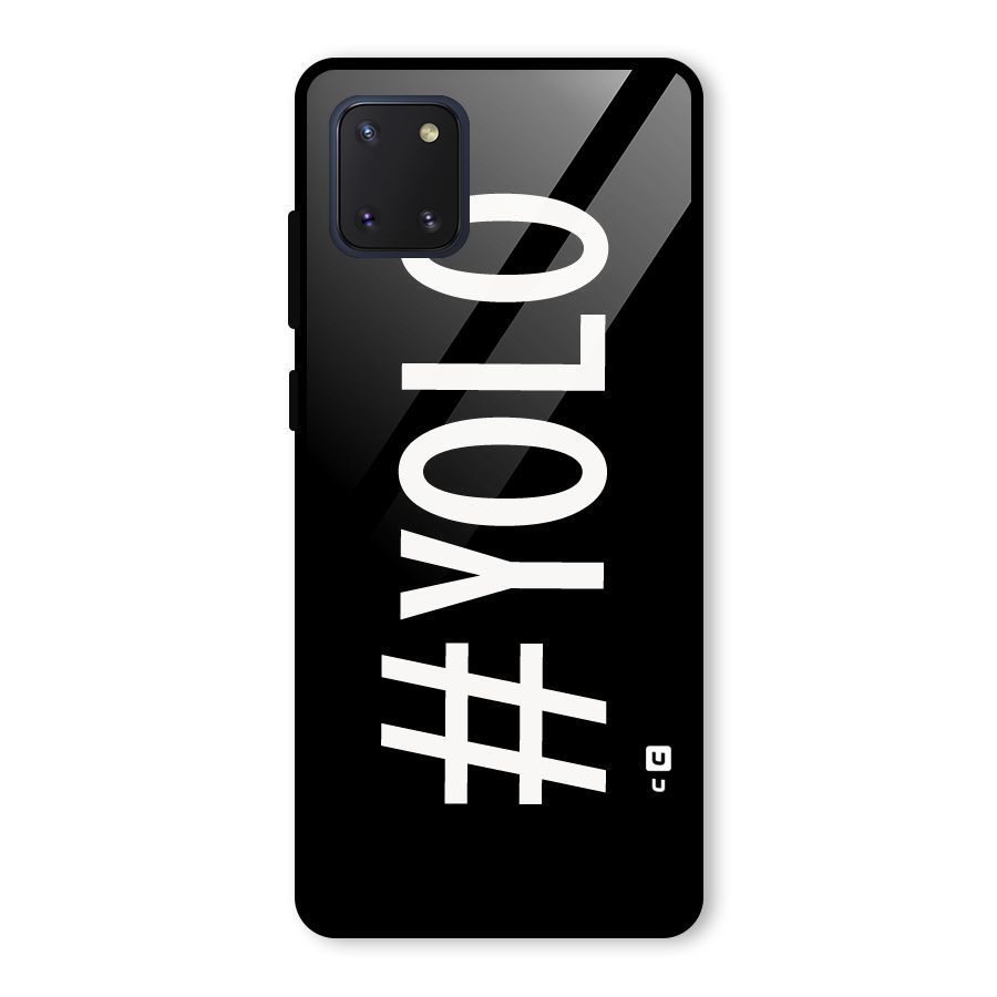 Yolo Glass Back Case for Galaxy Note 10 Lite