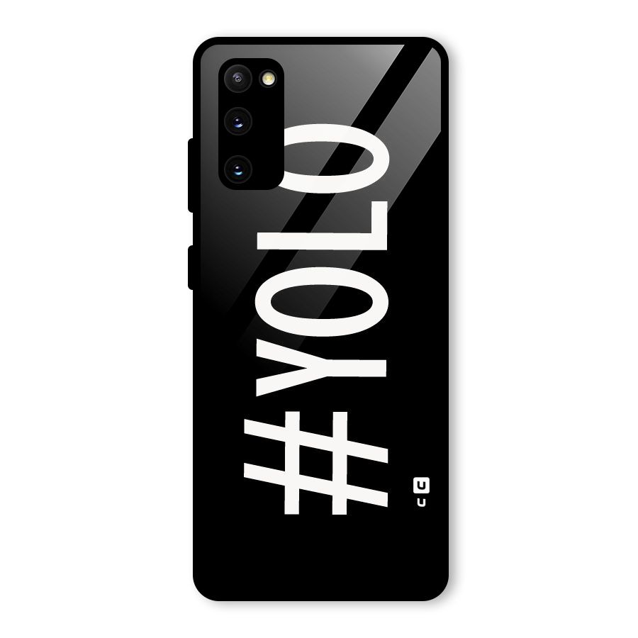 Yolo Glass Back Case for Galaxy S20 FE