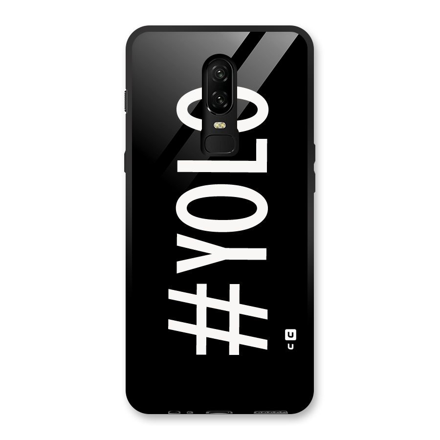 Yolo Glass Back Case for OnePlus 6