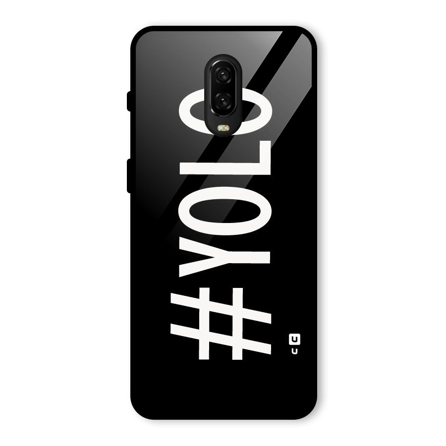 Yolo Glass Back Case for OnePlus 6T