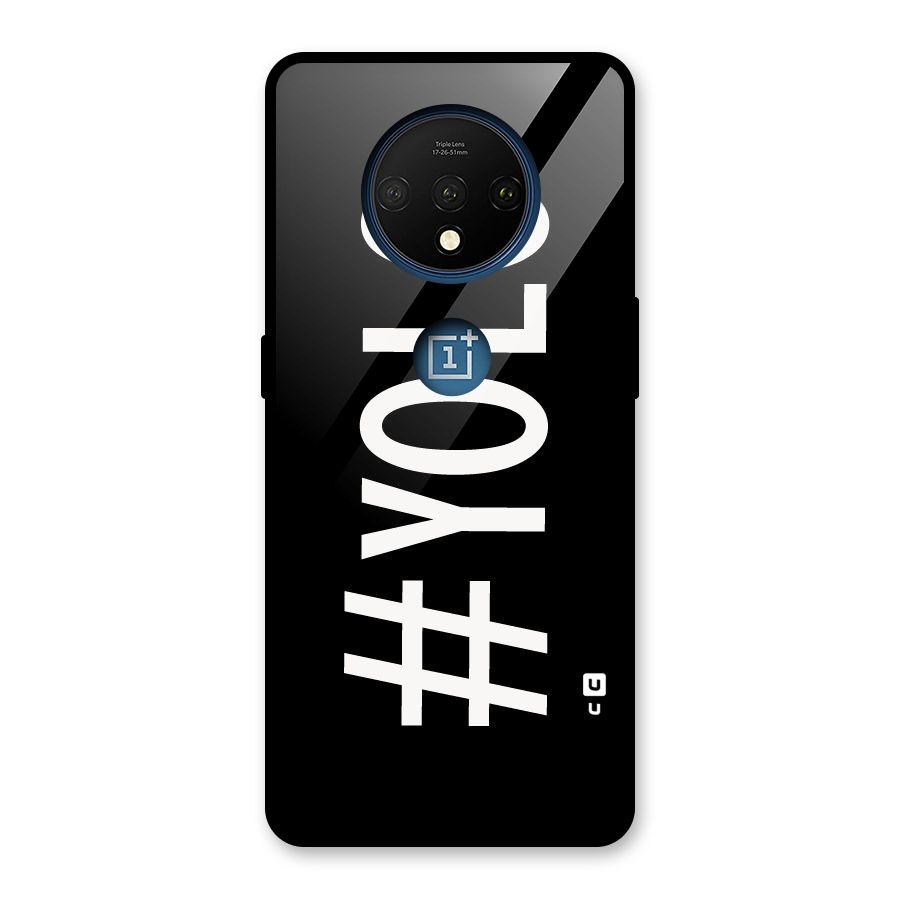 Yolo Glass Back Case for OnePlus 7T