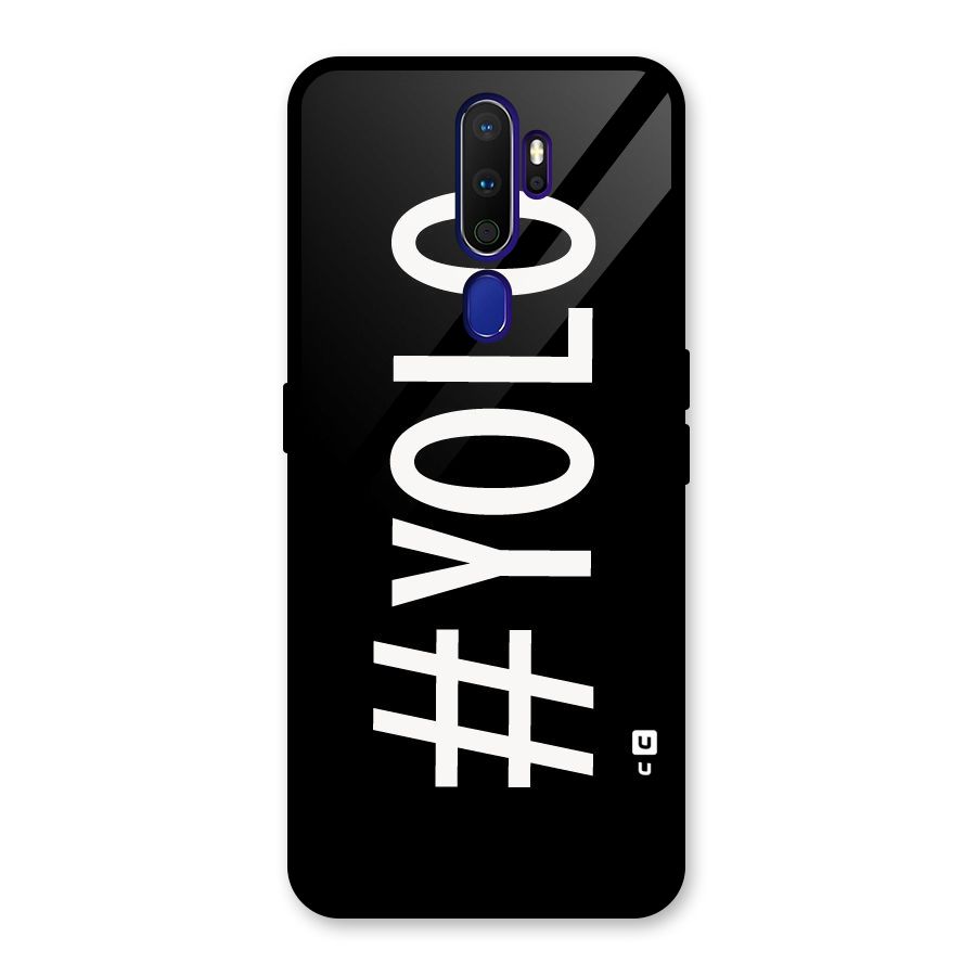 Yolo Glass Back Case for Oppo A9 (2020)