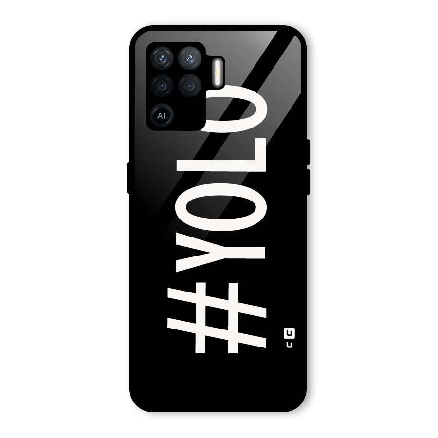 Yolo Glass Back Case for Oppo F19 Pro