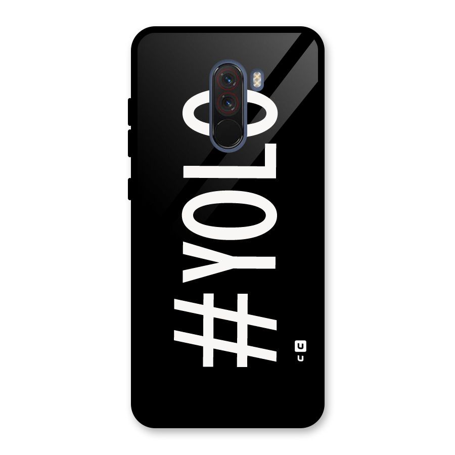 Yolo Glass Back Case for Poco F1