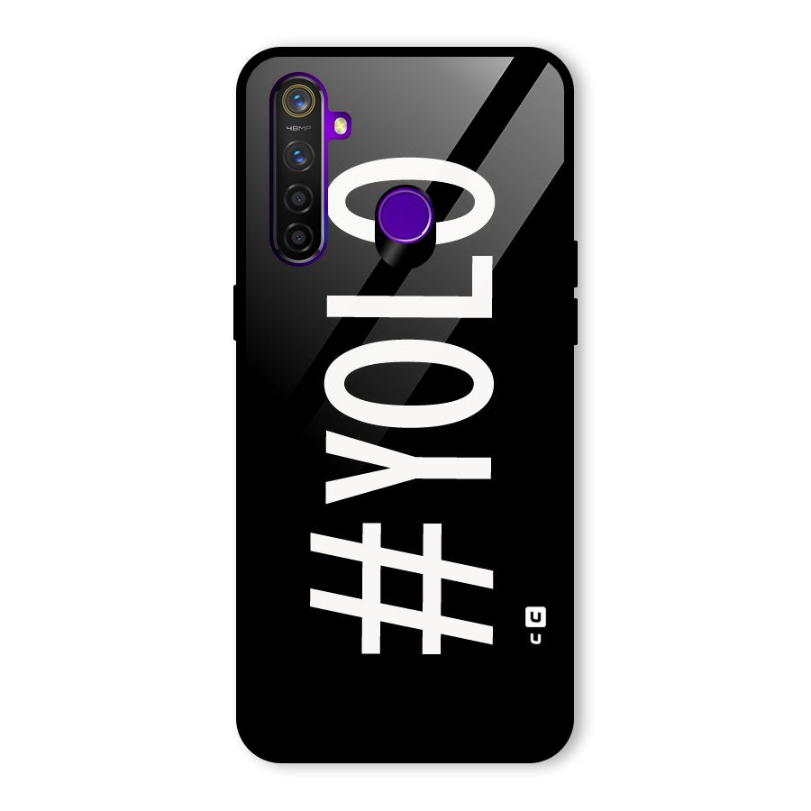 Yolo Glass Back Case for Realme 5 Pro