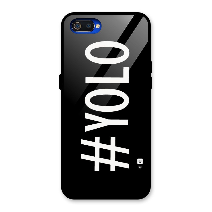 Yolo Glass Back Case for Realme C2