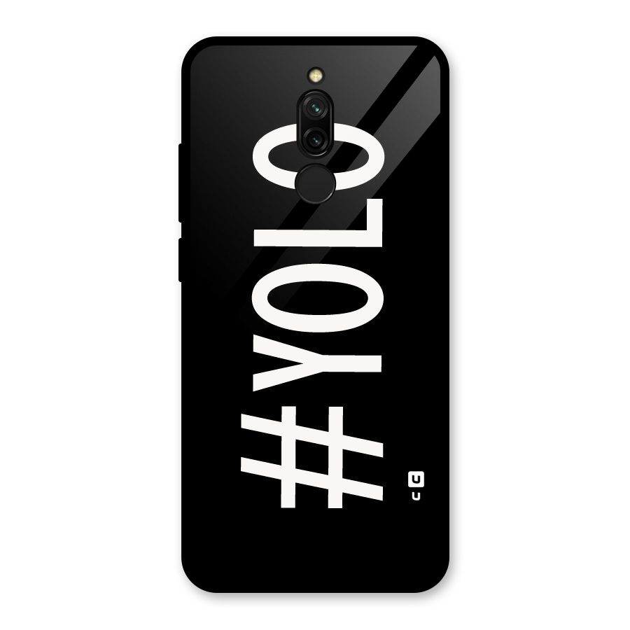 Yolo Glass Back Case for Redmi 8
