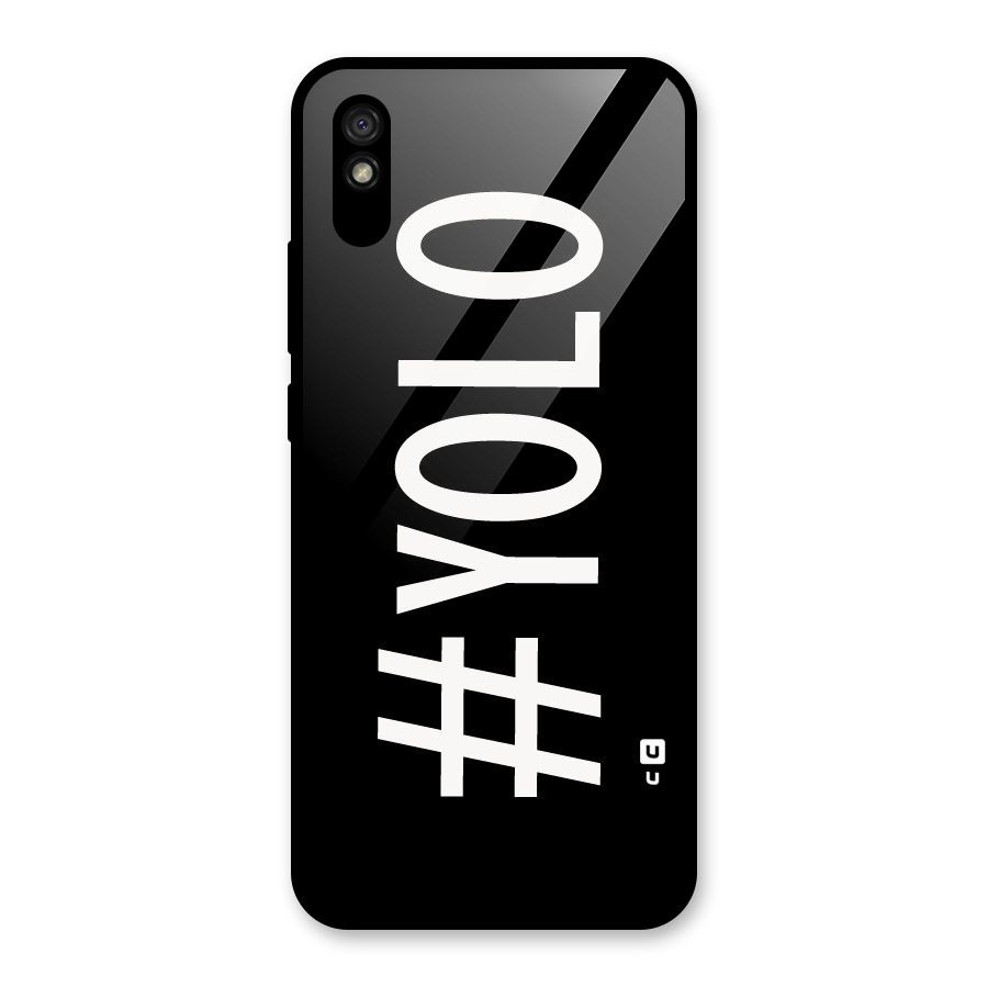 Yolo Glass Back Case for Redmi 9i