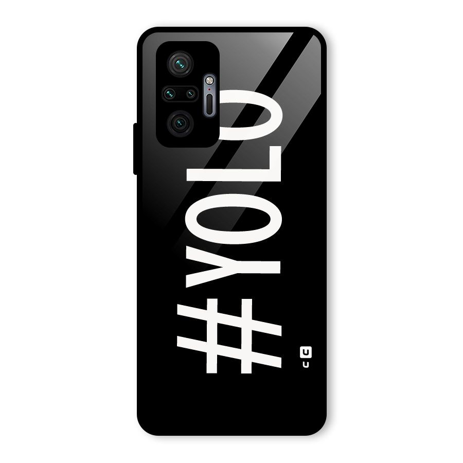 Yolo Glass Back Case for Redmi Note 10 Pro Max