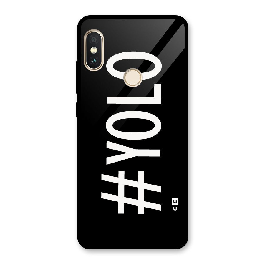 Yolo Glass Back Case for Redmi Note 5 Pro