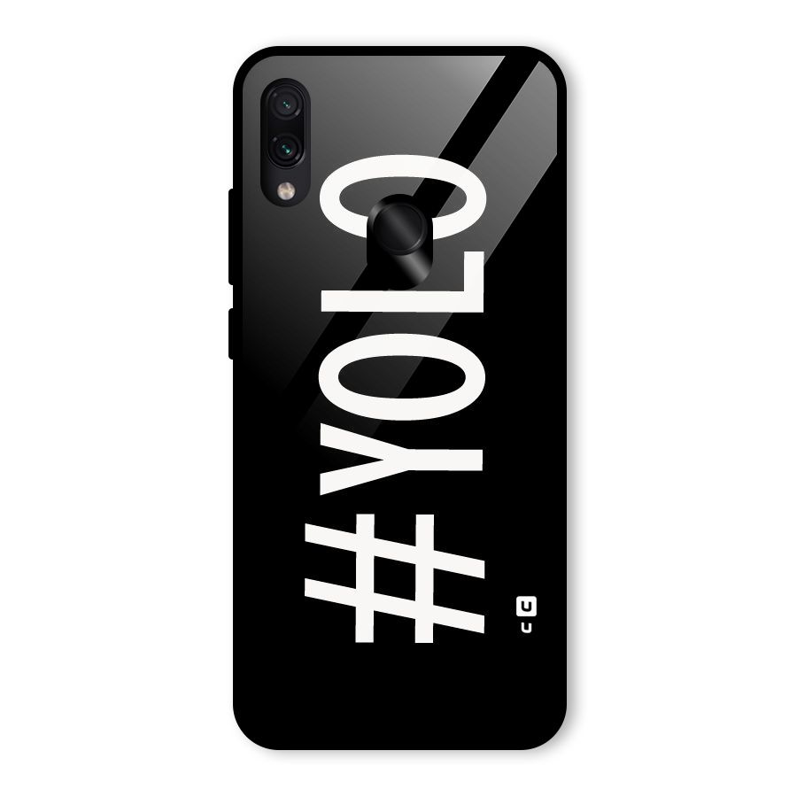 Yolo Glass Back Case for Redmi Note 7 Pro