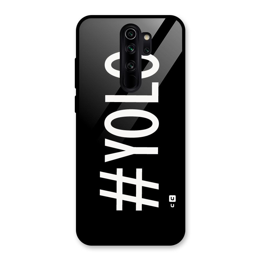 Yolo Glass Back Case for Redmi Note 8 Pro