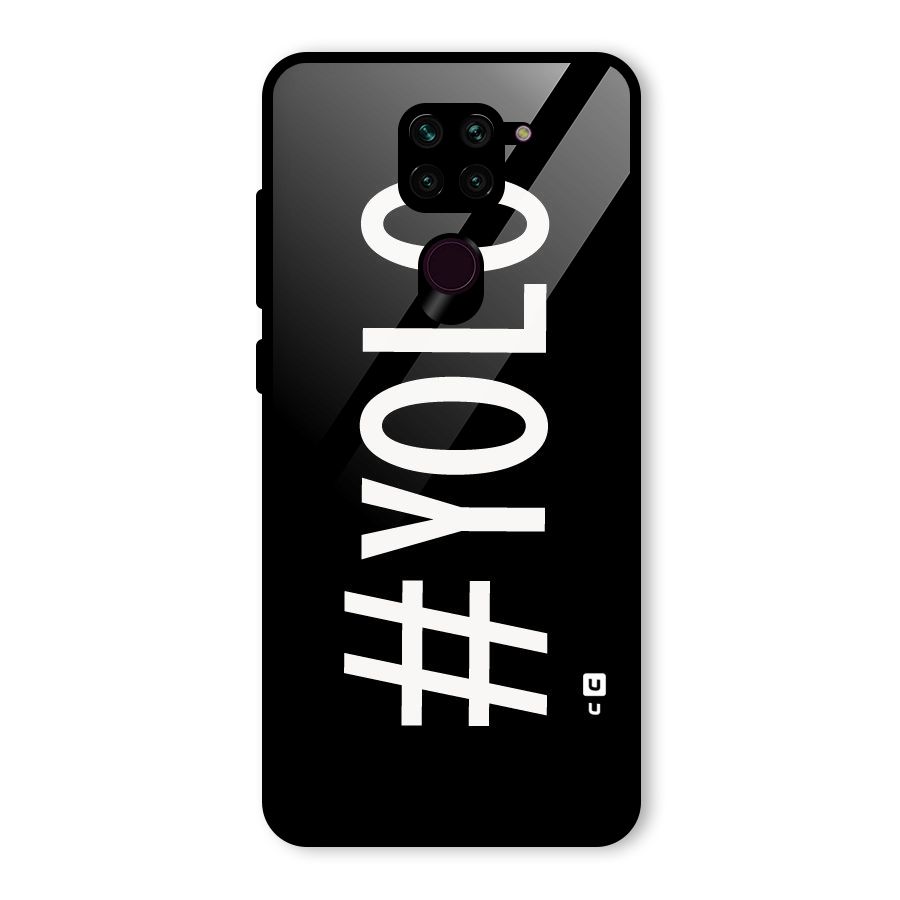 Yolo Glass Back Case for Redmi Note 9
