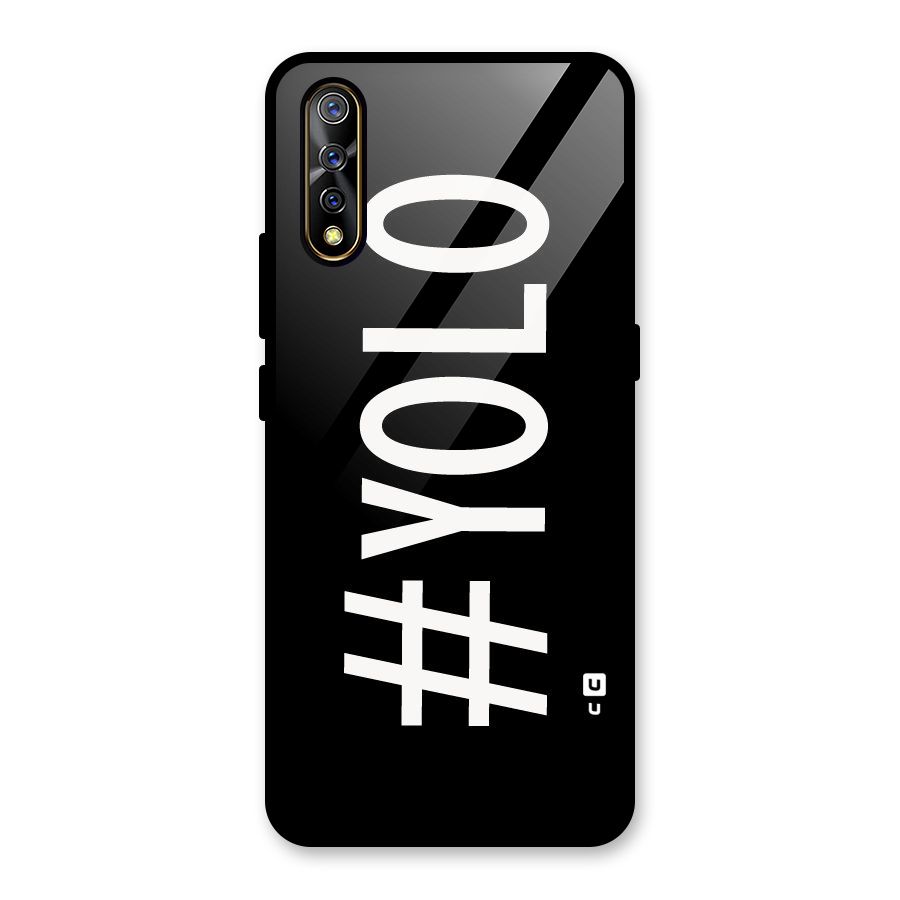 Yolo Glass Back Case for Vivo S1