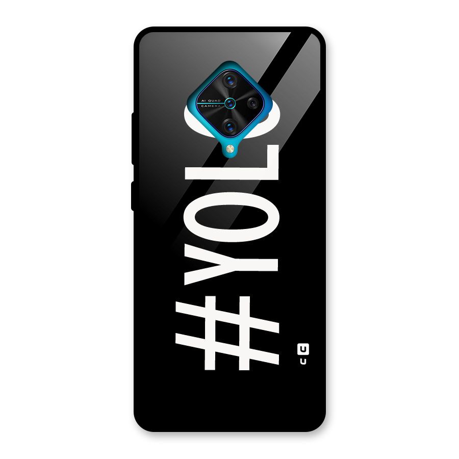 Yolo Glass Back Case for Vivo S1 Pro