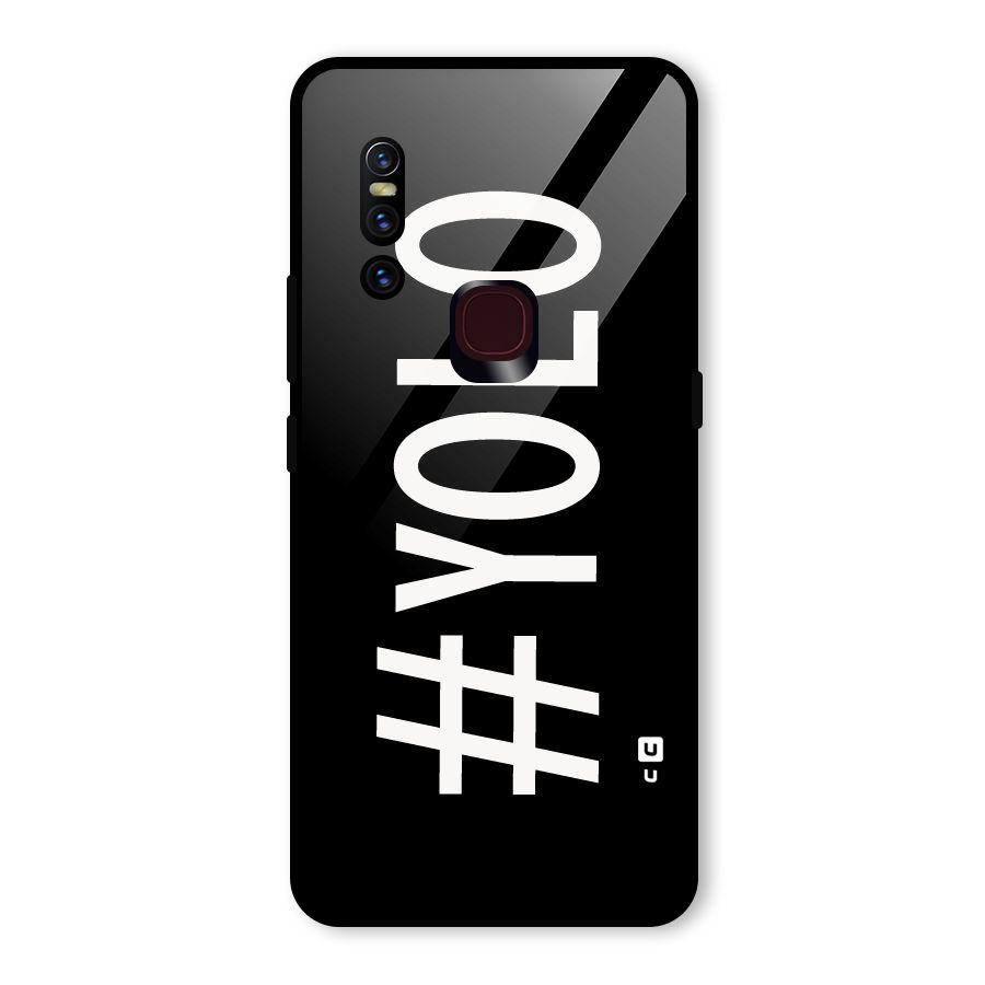 Yolo Glass Back Case for Vivo V15