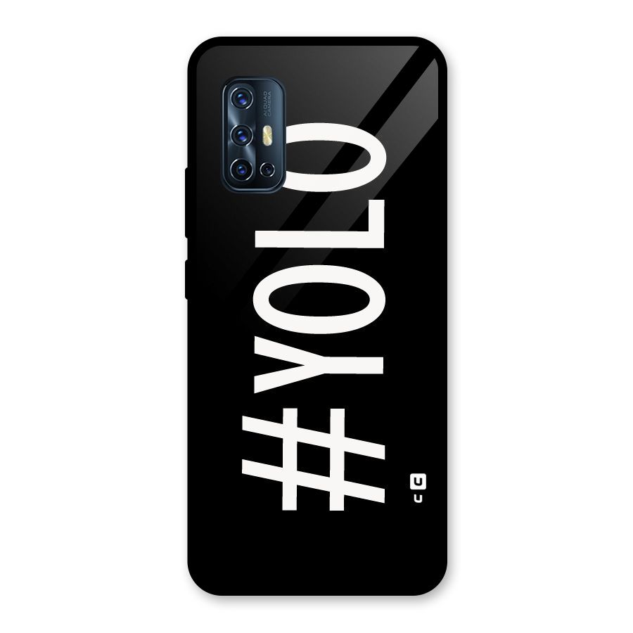 Yolo Glass Back Case for Vivo V17