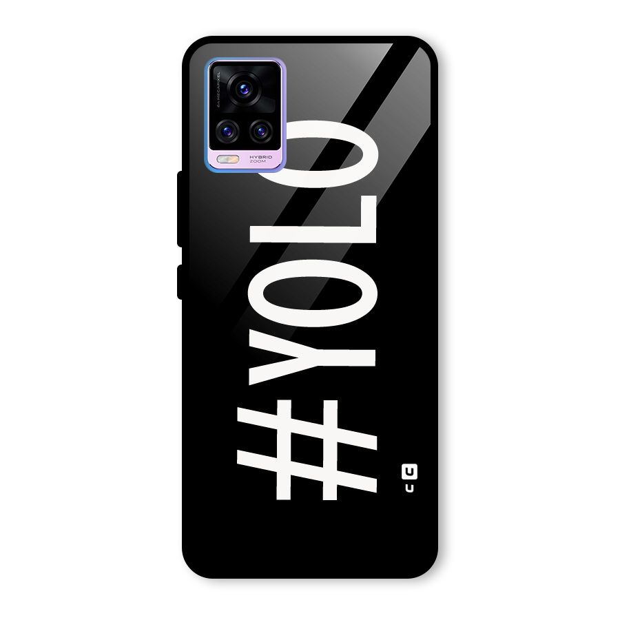 Yolo Glass Back Case for Vivo V20 Pro