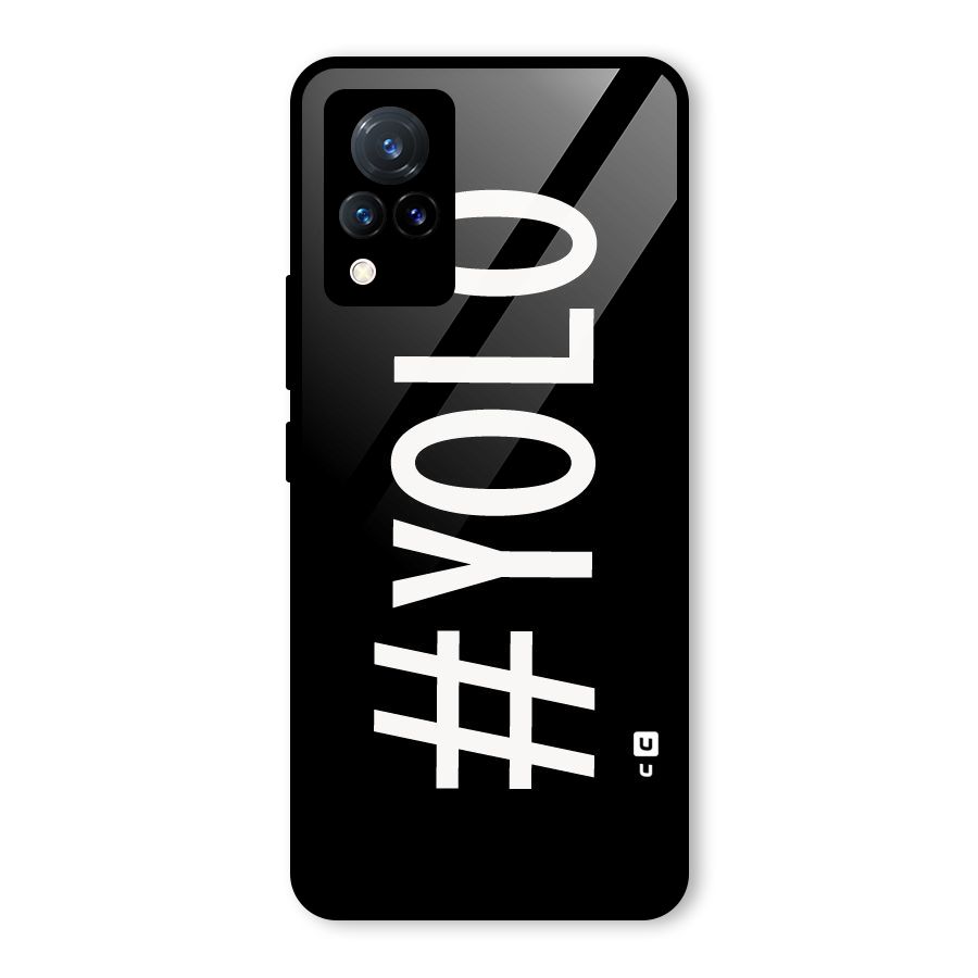Yolo Glass Back Case for Vivo V21 5G