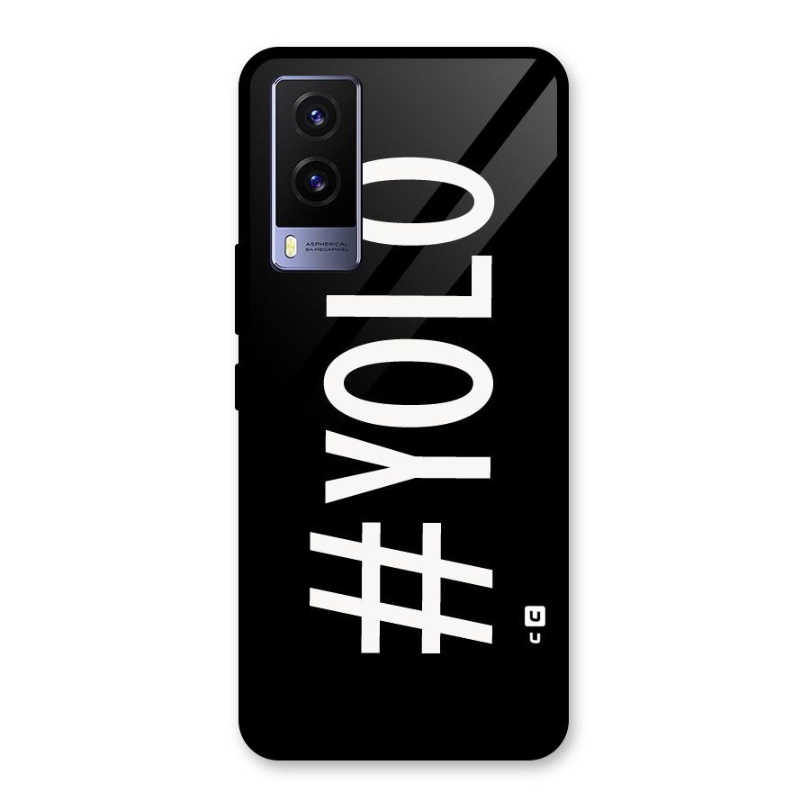 Yolo Glass Back Case for Vivo V21e 5G