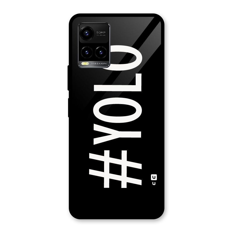 Yolo Glass Back Case for Vivo Y21T