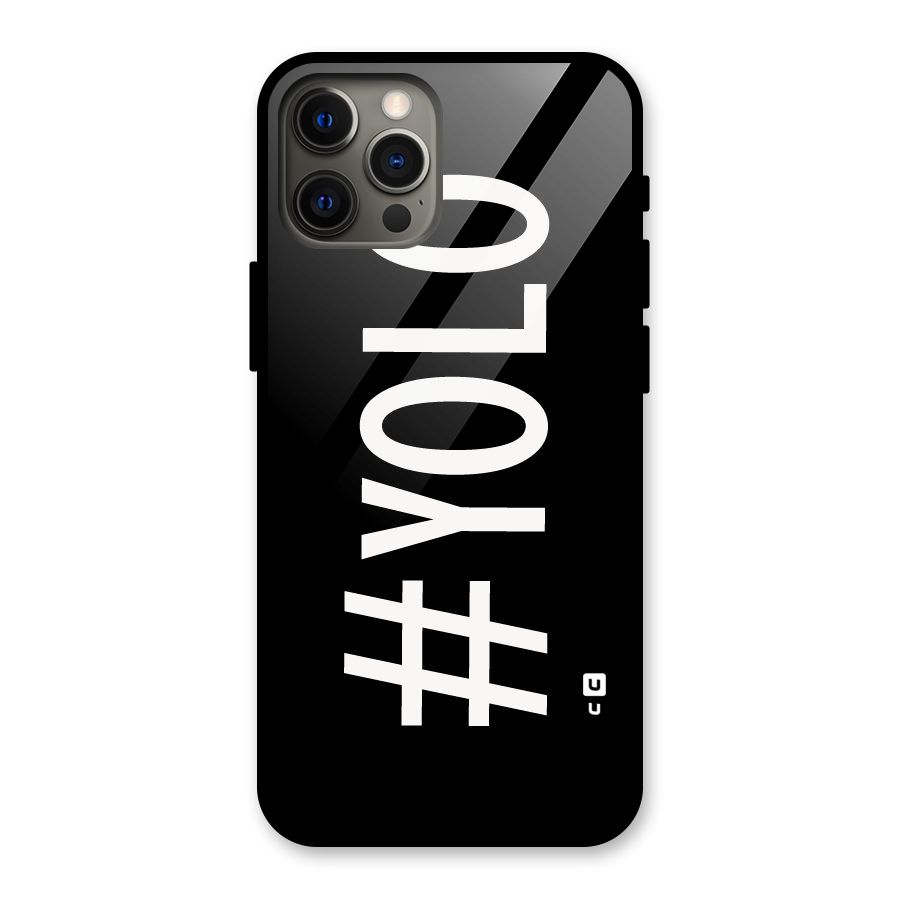 Yolo Glass Back Case for iPhone 12 Pro Max