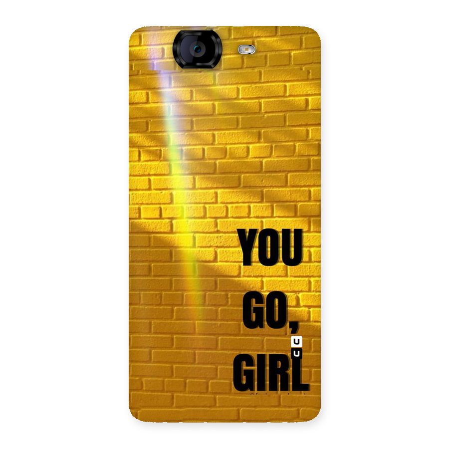 You Go Girl Wall Back Case for Canvas Knight A350