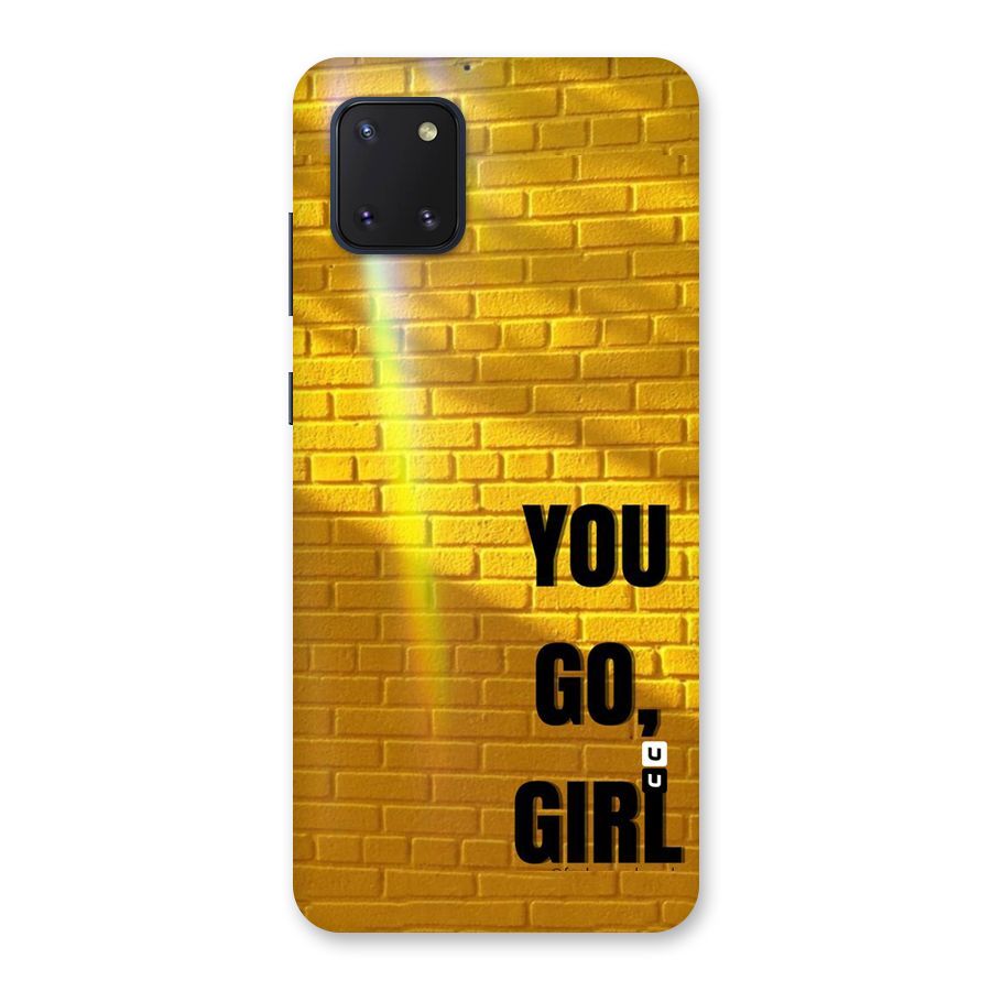 You Go Girl Wall Back Case for Galaxy Note 10 Lite